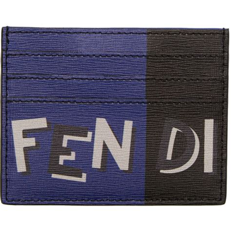 fendi card holder blue|fendi card holder men.